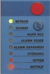 Funk-Rauchmelder-Zentrale DS 6255 - Display